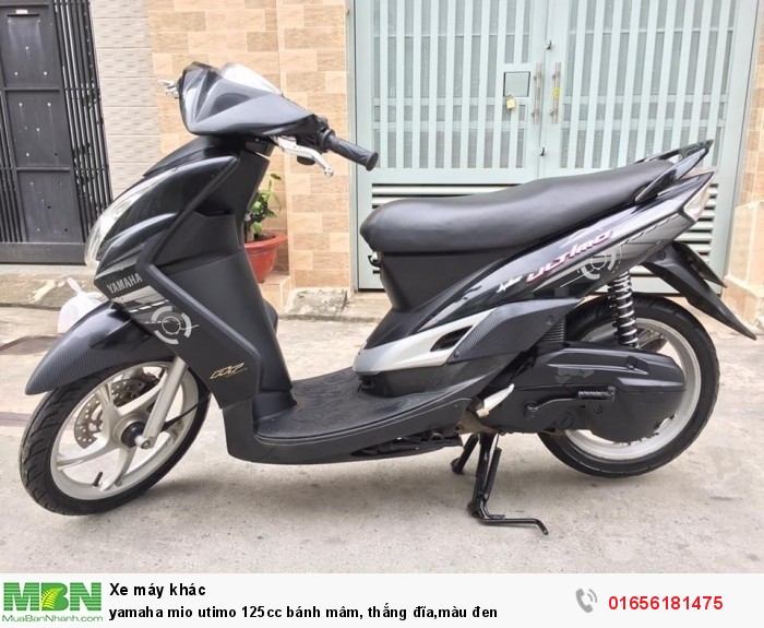 yamaha mio utimo 125cc bánh mâm, thắng đĩa,màu đen