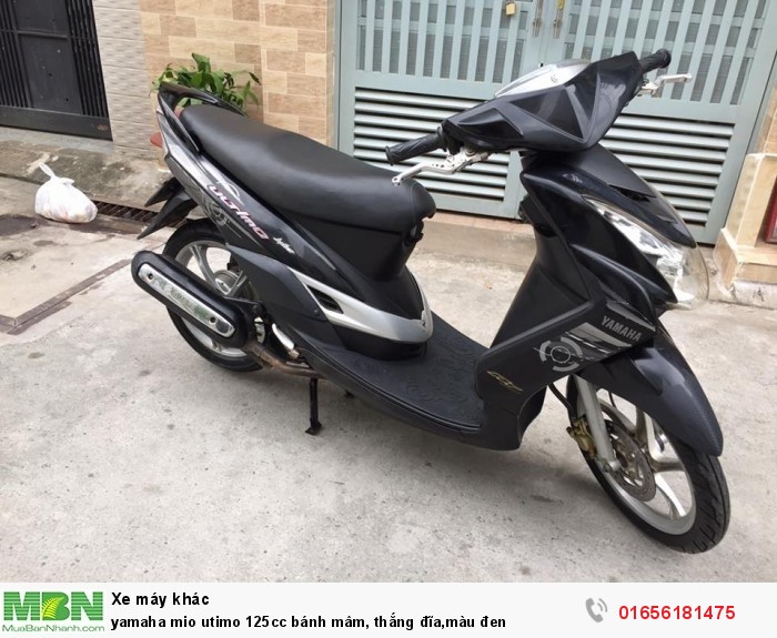 yamaha mio utimo 125cc bánh mâm, thắng đĩa,màu đen