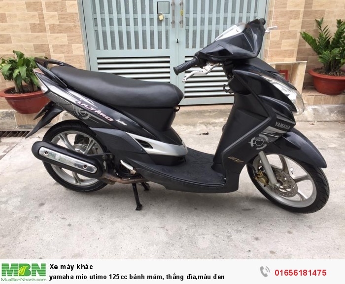 yamaha mio utimo 125cc bánh mâm, thắng đĩa,màu đen