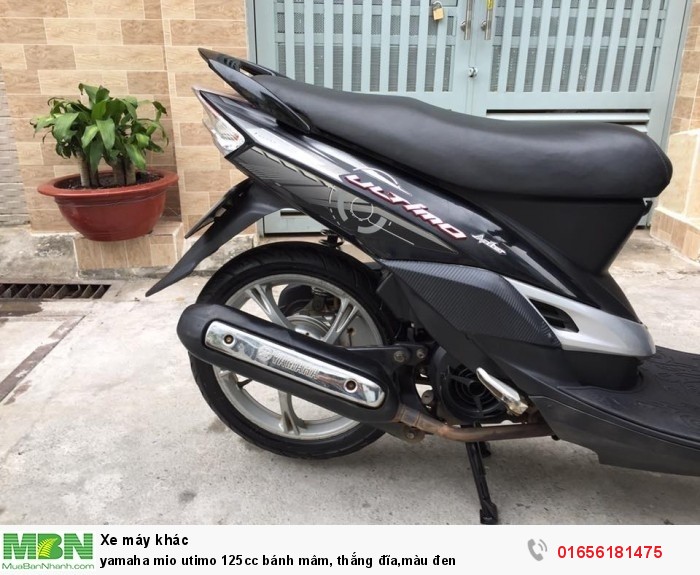 yamaha mio utimo 125cc bánh mâm, thắng đĩa,màu đen