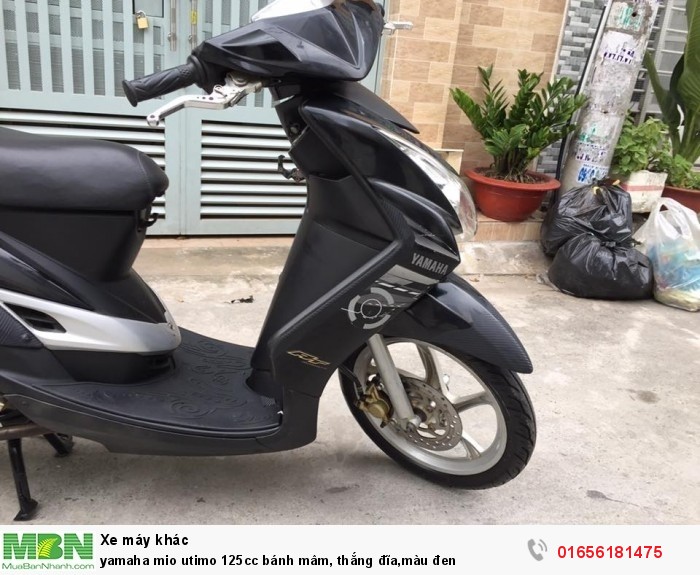 yamaha mio utimo 125cc bánh mâm, thắng đĩa,màu đen