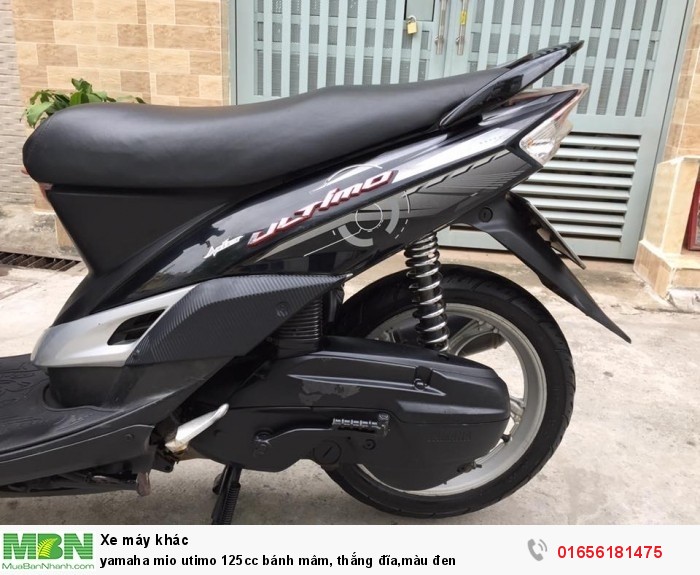 yamaha mio utimo 125cc bánh mâm, thắng đĩa,màu đen