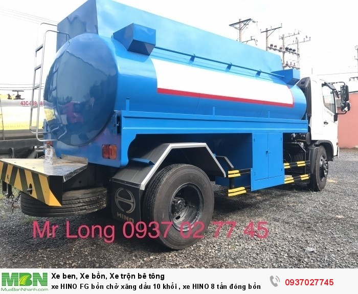 xe Hino FG bồn chở xăng dầu 10 khối, xe Hino 8 tấn đóng bồn chở xăng dầu 12m3 , Hino FG8JJSB CHỞ XĂNG , xe tải Hino 8 tấn chở xăng dầu , xe bồn 12m3 , xe bồn 10m3 , giá xe bồn HINO