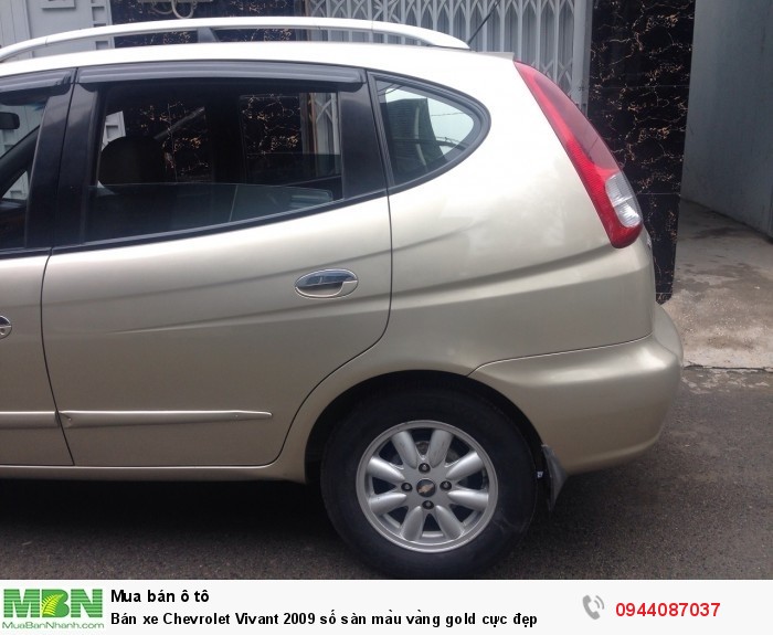 Bán xe Chevrolet Vivant 2009 số sàn màu vàng gold cực đẹp