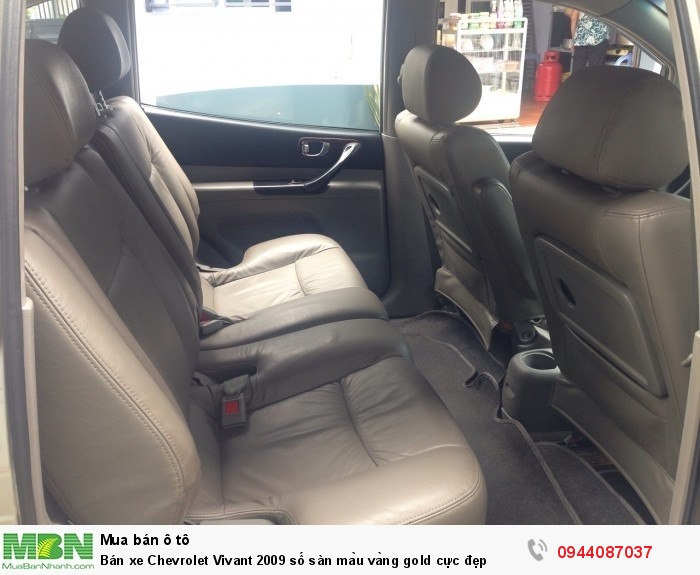 Bán xe Chevrolet Vivant 2009 số sàn màu vàng gold cực đẹp