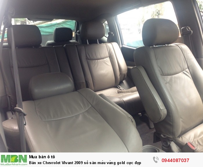 Bán xe Chevrolet Vivant 2009 số sàn màu vàng gold cực đẹp