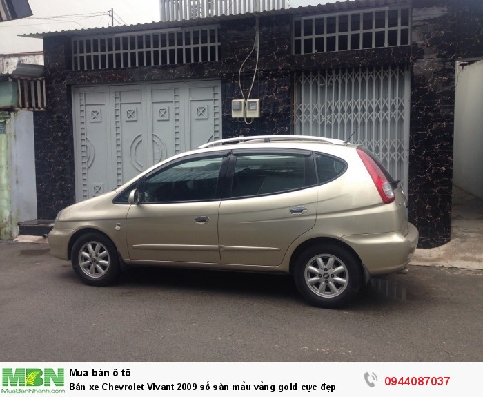 Bán xe Chevrolet Vivant 2009 số sàn màu vàng gold cực đẹp