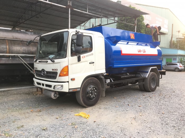 Xe bồn chở xăng Hino 12m3, xe bồn chở xăng hino 12m3
