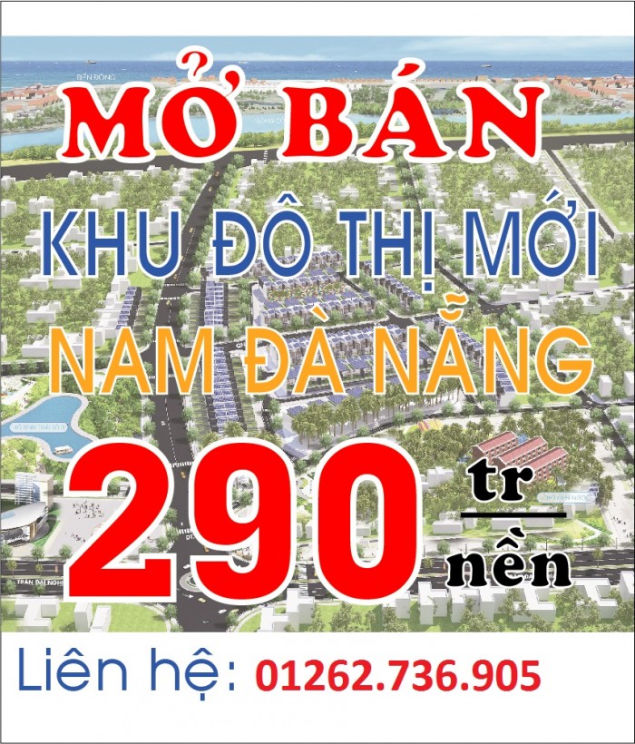 Dự án Khu đô thị Bình An city nằm trung tâm Nam Đà Nẵng