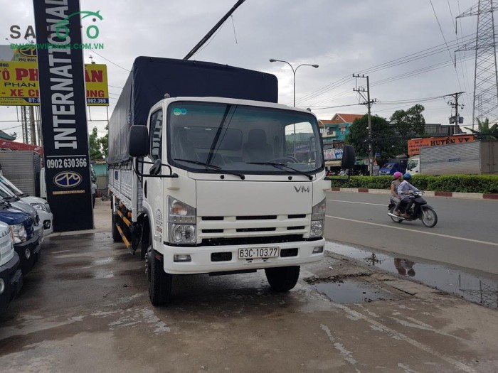 Xe tải isuzu 8t2 8.2 tấn vĩnh phát, isuzu 8t2 FN129 thùng bạt,thùng kín