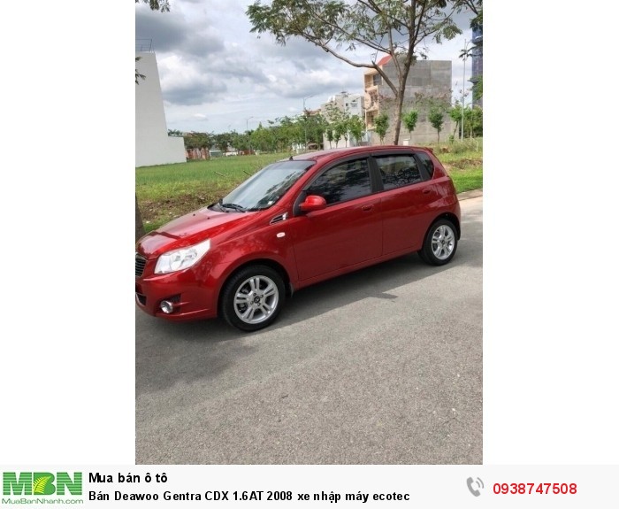Bán Deawoo Gentra CDX 1.6AT 2008 xe nhập máy ecotec