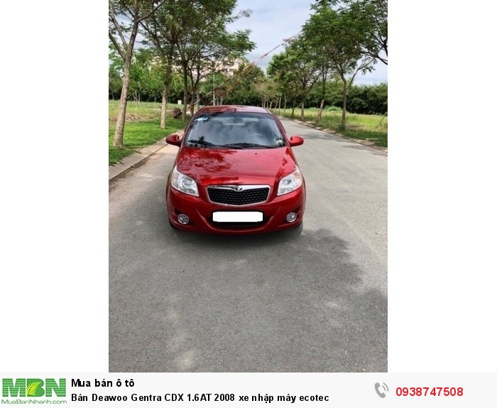 Bán Deawoo Gentra CDX 1.6AT 2008 xe nhập máy ecotec