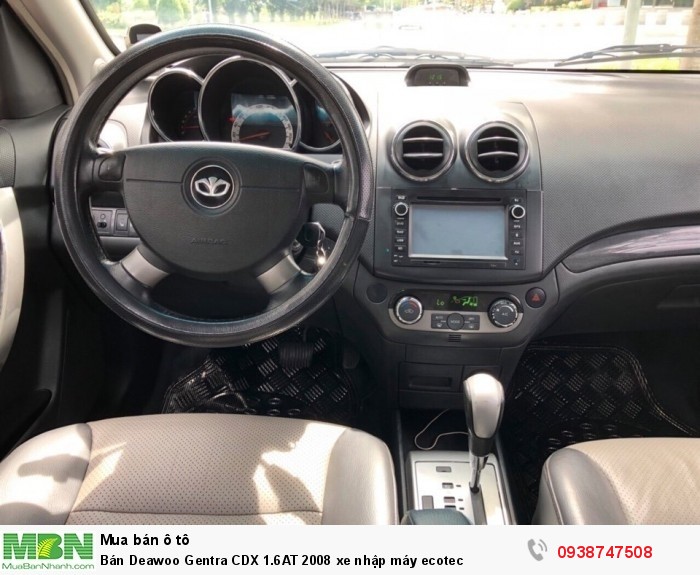 Bán Deawoo Gentra CDX 1.6AT 2008 xe nhập máy ecotec