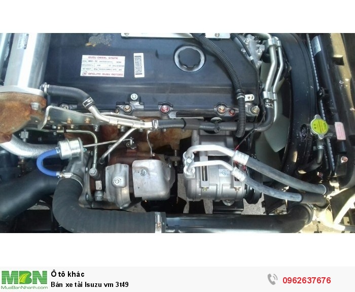 Bán xe tải Isuzu vm 3t49