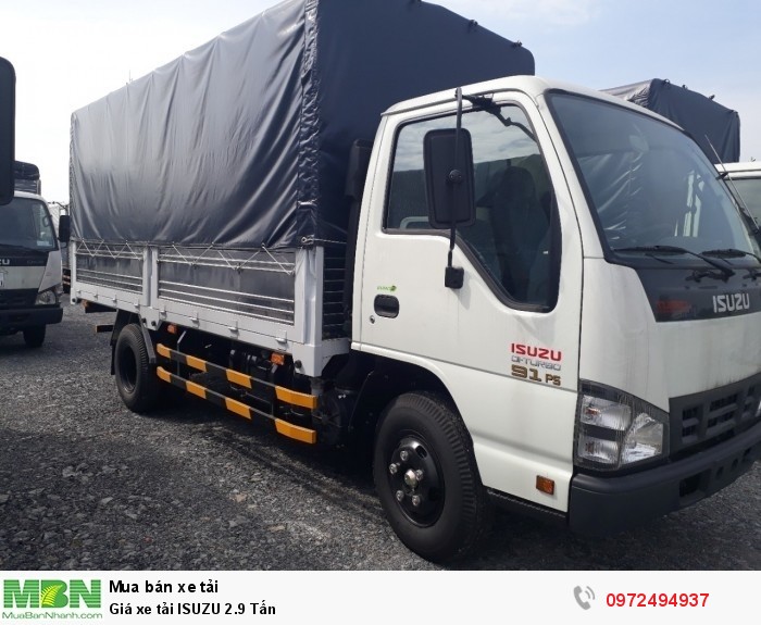 Giá xe tải ISUZU 2.9 Tấn