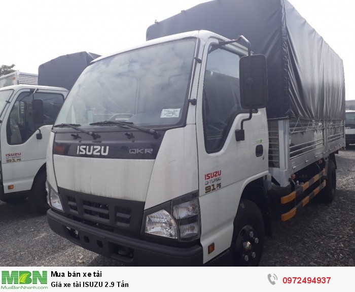 Giá xe tải ISUZU 2.9 Tấn