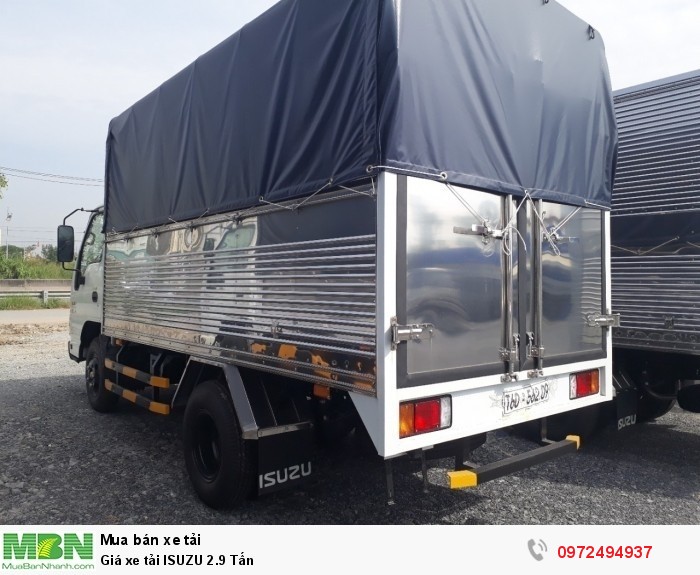 Giá xe tải ISUZU 2.9 Tấn