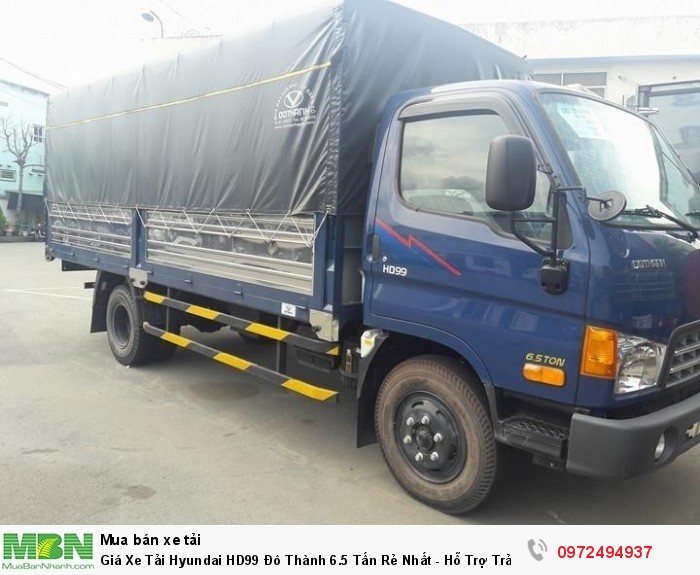 Giá Xe Tải Hyundai HD99 Đô Thành 6.5 Tấn Rẻ Nhất - Hỗ Trợ Trả Góp 80%