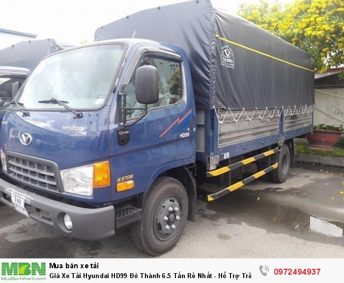 Giá Xe Tải Hyundai HD99 Đô Thành 6.5 Tấn Rẻ Nhất - Hỗ Trợ Trả Góp 80%