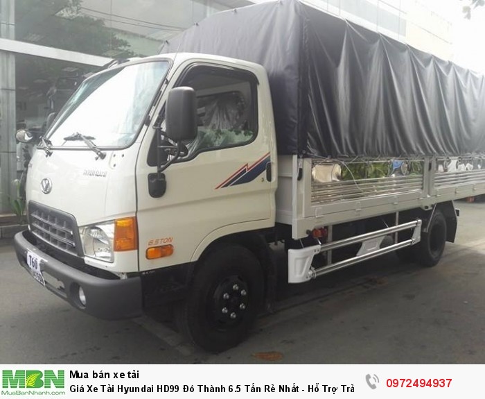 Giá Xe Tải Hyundai HD99 Đô Thành 6.5 Tấn Rẻ Nhất - Hỗ Trợ Trả Góp 80%