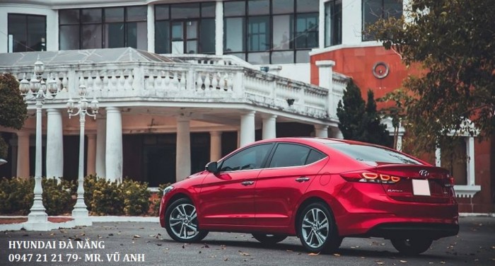 Xe Hyundai Elantra 2018 màu đỏ- Đà nẵng, giá sốc,  giảm giá 80 triệu, rẻ nhất thị trường