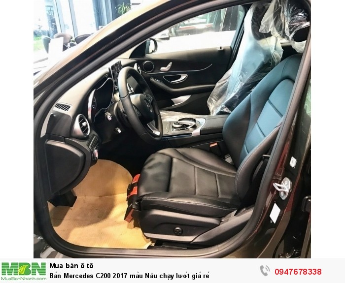 Bán Mercedes C200 2017 màu Nâu chạy lướt giá rẻ