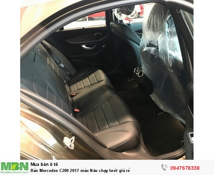 Bán Mercedes C200 2017 màu Nâu chạy lướt giá rẻ