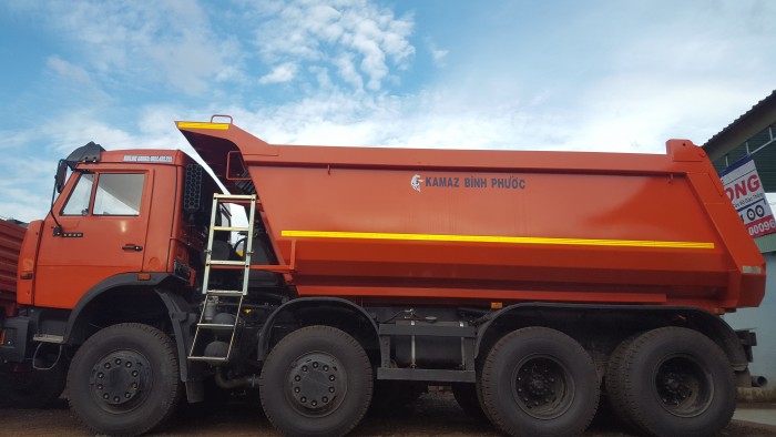 Kamaz 6540 (8x4), Xe ben Kamaz 4 giò thùng ben 14m3 mới 100%