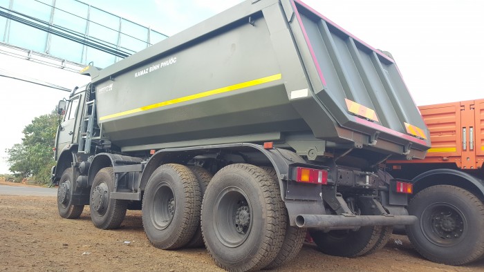 Bán xe ben 4 giò Kamaz Ga Cơ | Bán xe ben Kamaz 15m3 Nhập khẩu