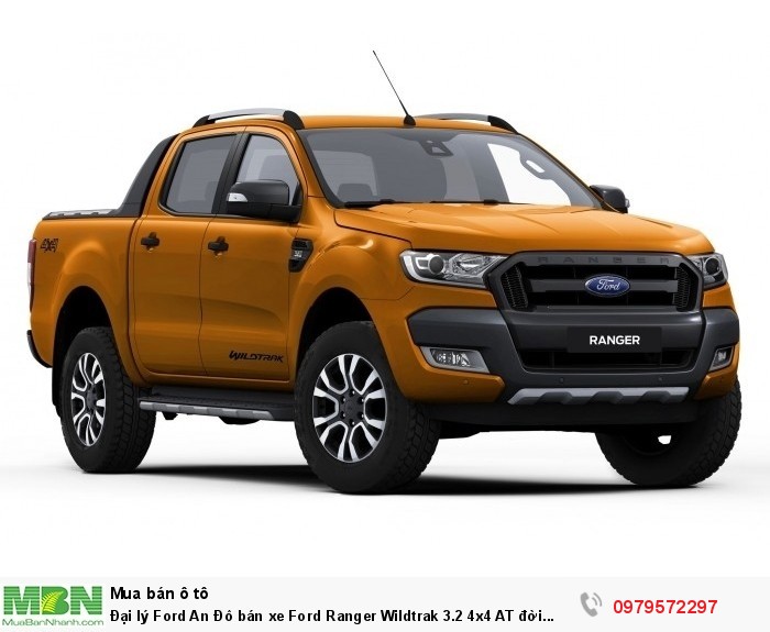 Đại lý Ford An Đô bán xe Ford Ranger Wildtrak 3.2 4x4 AT đời 2017, nhiều màu, xe nhập, giá rẻ nhất tại Hà Nội, trả góp 80%