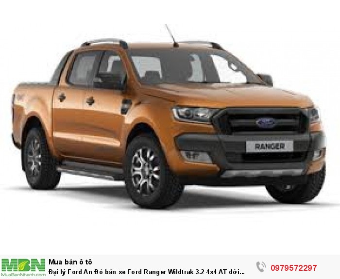 Đại lý Ford An Đô bán xe Ford Ranger Wildtrak 3.2 4x4 AT đời 2017, nhiều màu, xe nhập, giá rẻ nhất tại Hà Nội, trả góp 80%