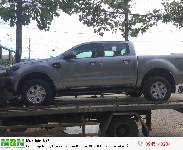 Ford Tây Ninh, Giá xe bán tải Ranger XLS MT, bạc,giá tốt nhất, giao xe ngay.