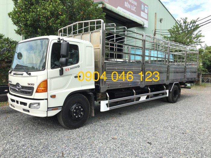Xe tải Hino 8t thùng 10m, xe tải hino 8t thùng mui bạt 10m,xe tải hino giá tốt
