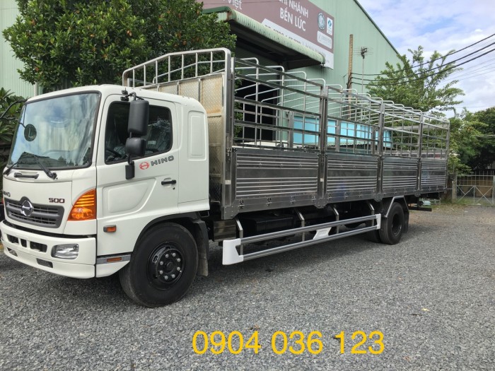 Xe tải Hino 8t thùng 10m, xe tải hino 8t thùng mui bạt 10m,xe tải hino giá tốt