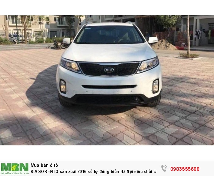 KIA SORENTO sản xuất 2016 số tự động biển Hà Nội siêu chất chạy cực ít dàn lốp zin