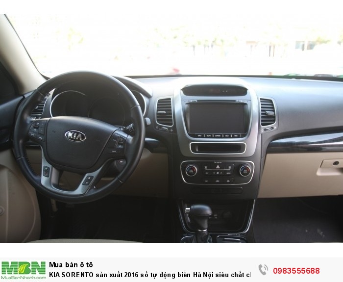 KIA SORENTO sản xuất 2016 số tự động biển Hà Nội siêu chất chạy cực ít dàn lốp zin
