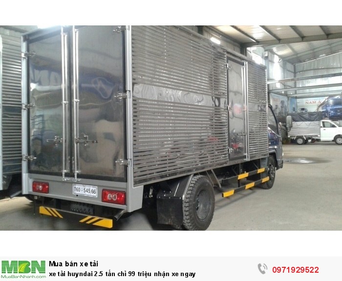 xe tải huyndai 2.5 tấn chỉ 99 triệu nhận xe ngay