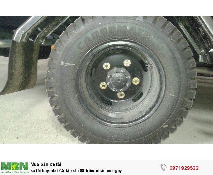 xe tải huyndai 2.5 tấn chỉ 99 triệu nhận xe ngay