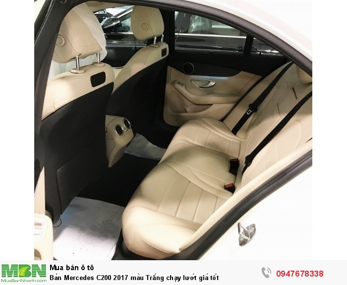 Bán Mercedes C200 2017 màu Trắng chạy lướt giá tốt