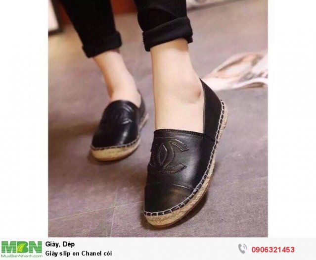 slip on chanel