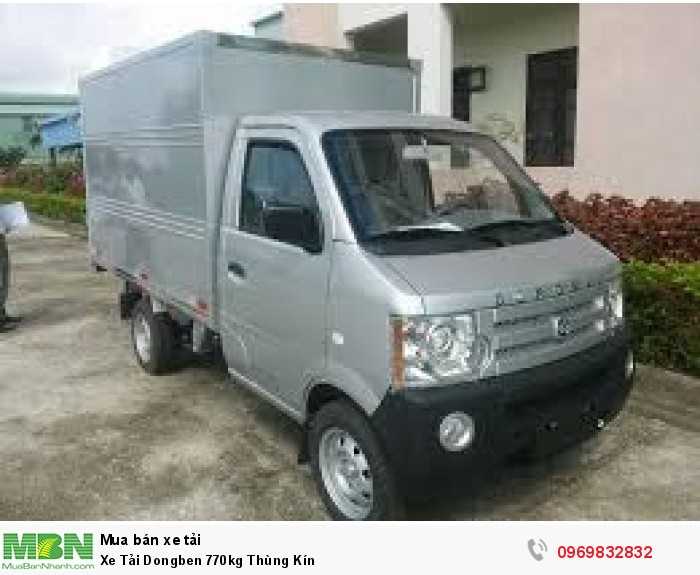 Xe Tải Dongben 770kg Thùng Kín