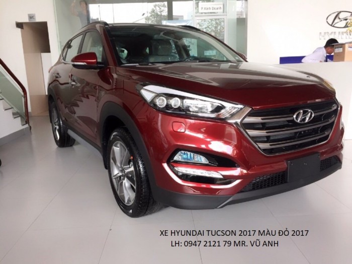 Xe HYUNDAI TUCSON Đà Nẵng 2018 màu đỏ giá sốc  chỉ 760 triệu