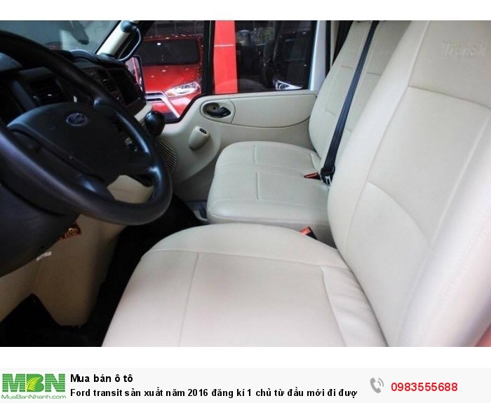 Ford transit sản xuất năm 2016 đăng kí 1 chủ từ đầu mới đi được hơn 1 vạn km còn gần như mới tinh
