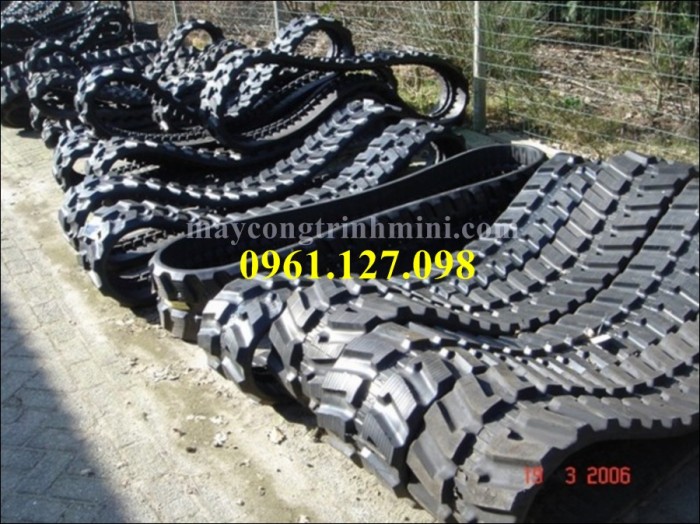 Dải xích cao su máy xúc - Xích Sắt Máy Xúc