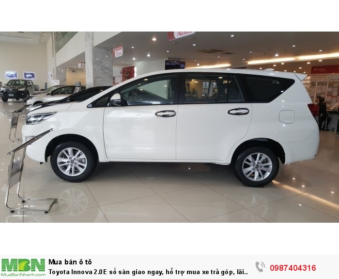 Toyota Innova 2.0E số sàn giao ngay, hỗ trợ mua xe trả góp, lãi suất ưu đãi