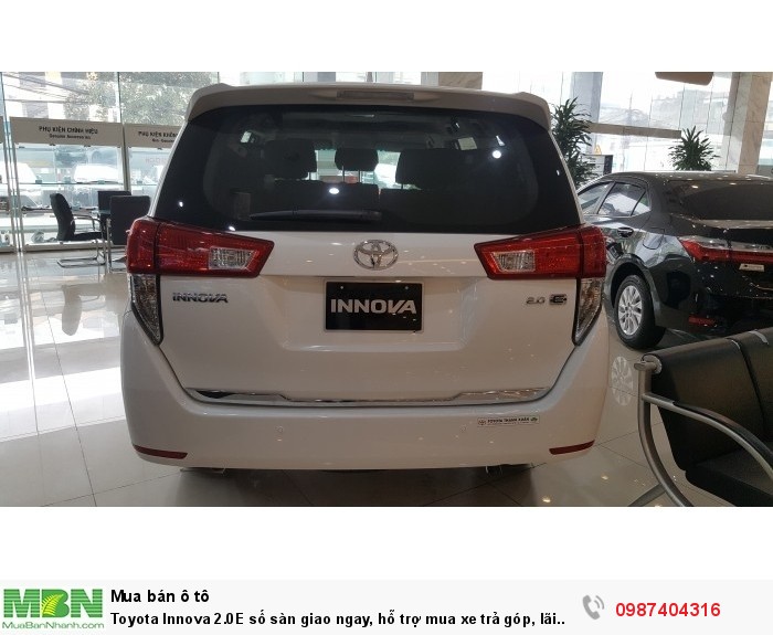 Toyota Innova 2.0E số sàn giao ngay, hỗ trợ mua xe trả góp, lãi suất ưu đãi