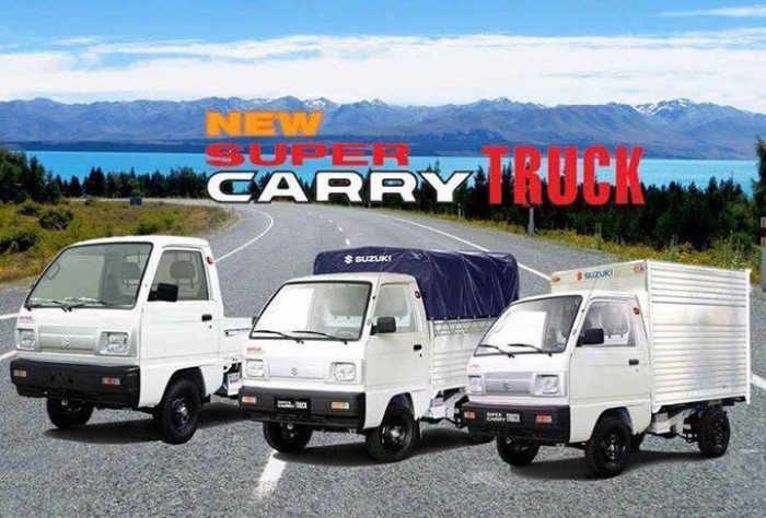 Xe tải Suzuki 750kg Thùng siêu dài 2,46M