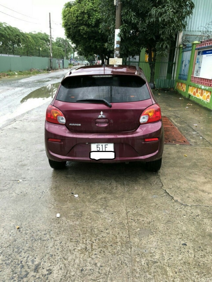 Bán Mitshubishi Mirage GLX 1.2AT 2016 màu đỏ bstp