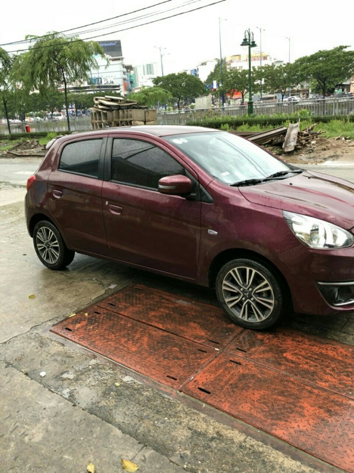 Bán Mitshubishi Mirage GLX 1.2AT 2016 màu đỏ bstp