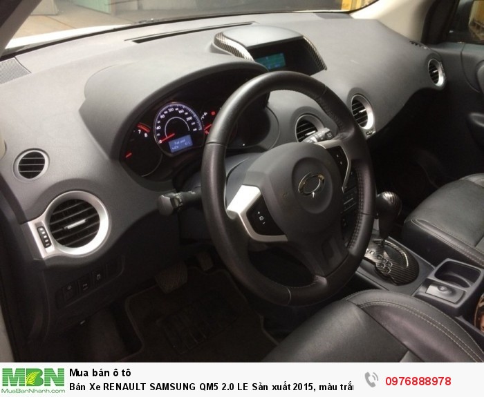 Bán Xe RENAULT SAMSUNG QM5 2.0 LE Sản xuất 2015, màu trắng